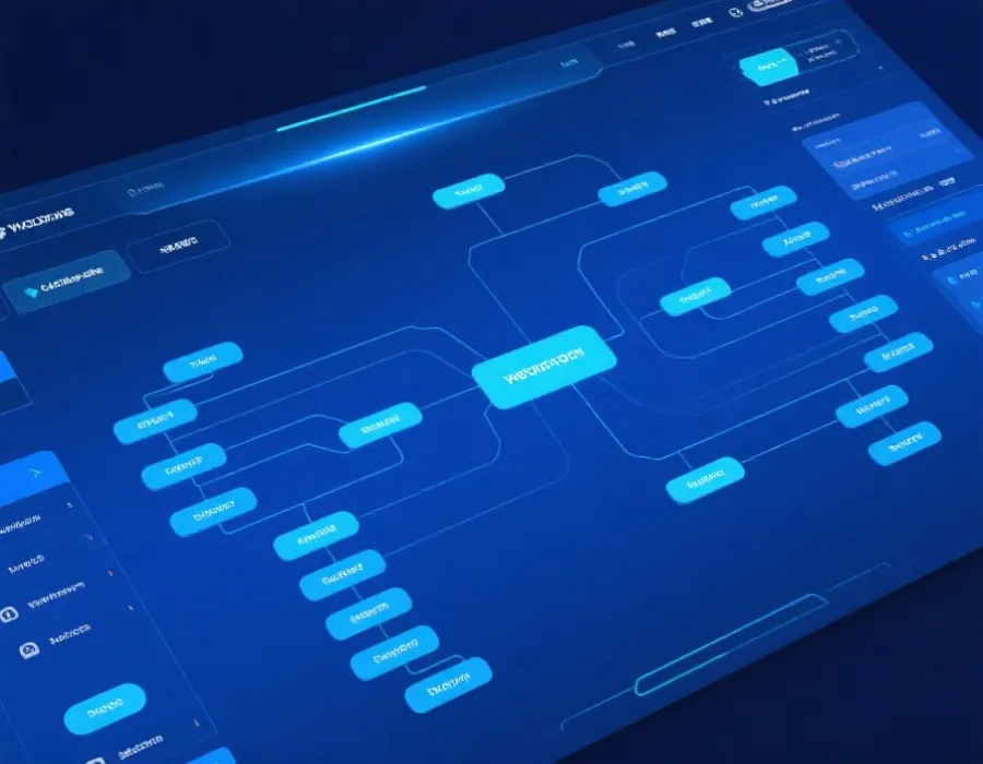 网站导航结构示意